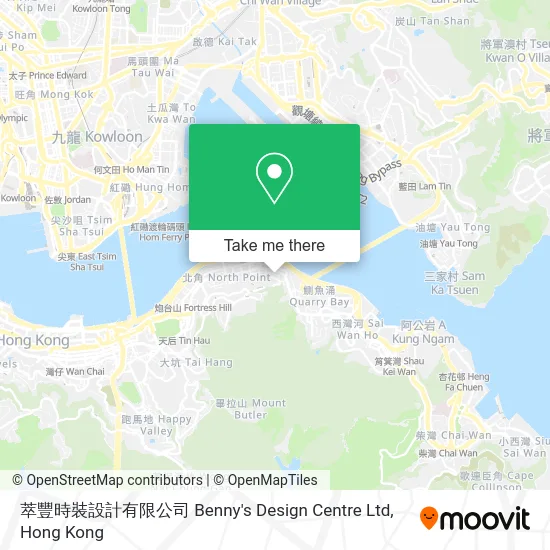萃豐時裝設計有限公司 Benny's Design Centre Ltd map