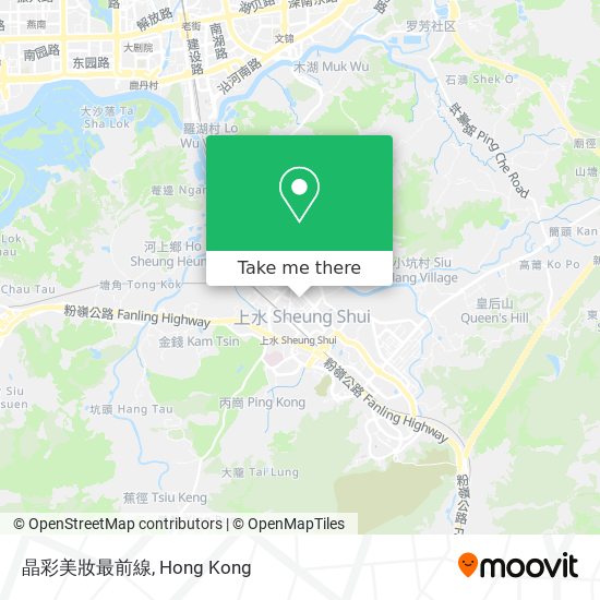晶彩美妝最前線 map