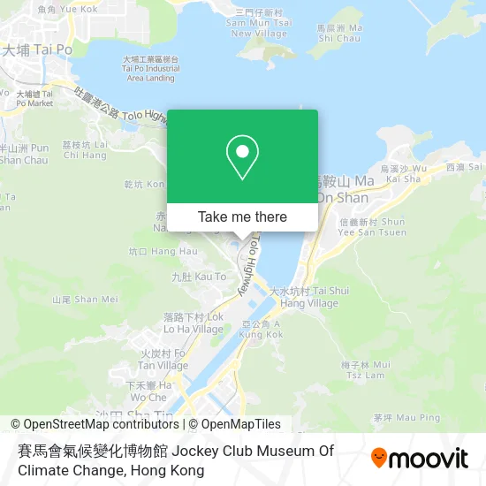 賽馬會氣候變化博物館 Jockey Club Museum Of Climate Change map