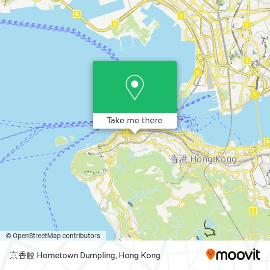 京香餃 Hometown Dumpling map