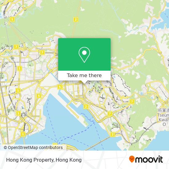 Hong Kong Property map