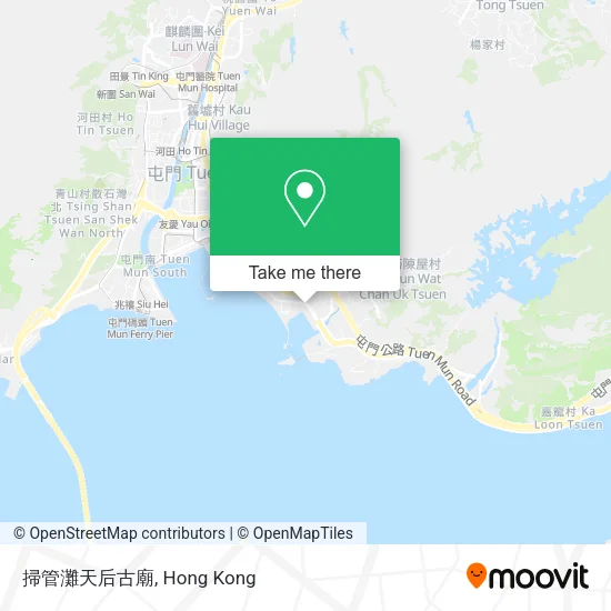 掃管灘天后古廟地圖