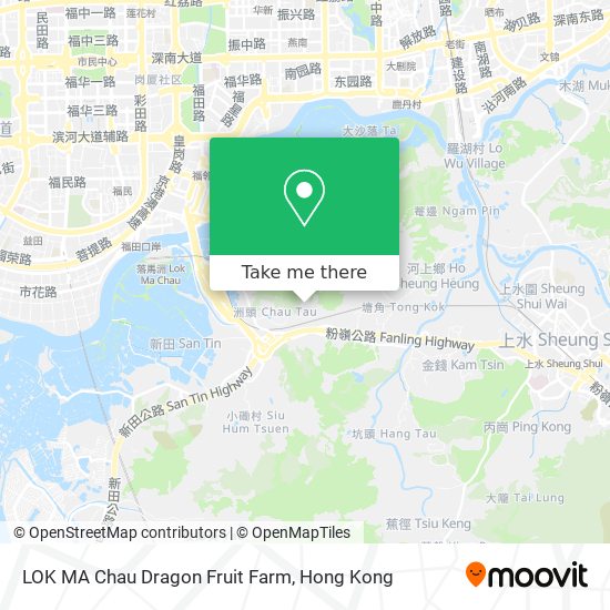 LOK MA Chau Dragon Fruit Farm map