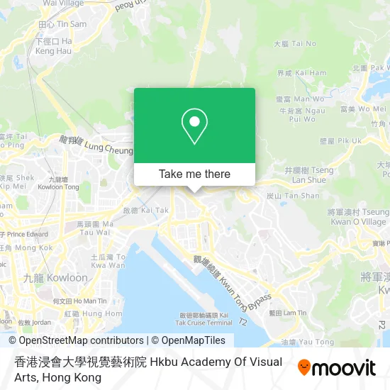香港浸會大學視覺藝術院 Hkbu Academy Of Visual Arts map