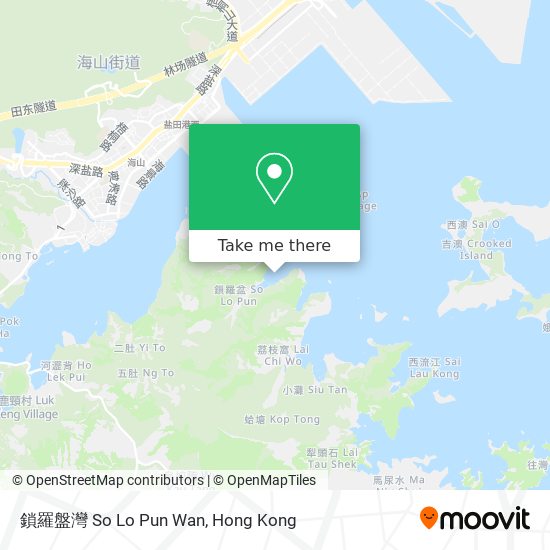 鎖羅盤灣 So Lo Pun Wan map
