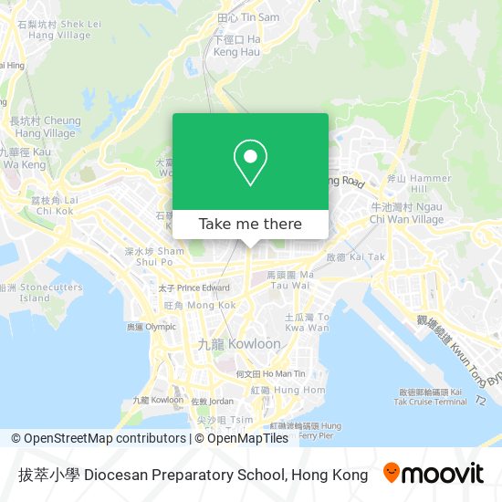 拔萃小學 Diocesan Preparatory School地圖