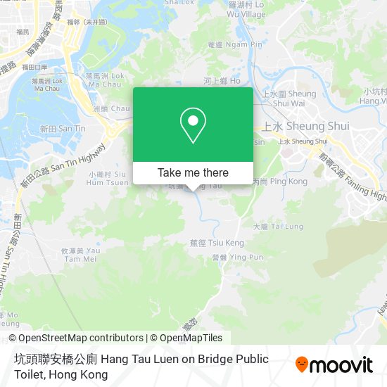 坑頭聯安橋公廁 Hang Tau Luen on Bridge Public Toilet map