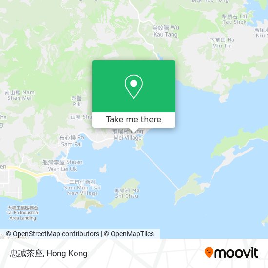 忠誠茶座 map
