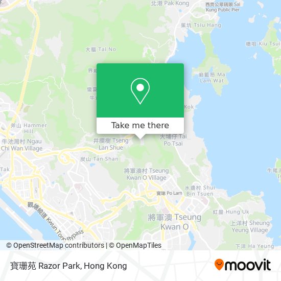 寶珊苑 Razor Park map