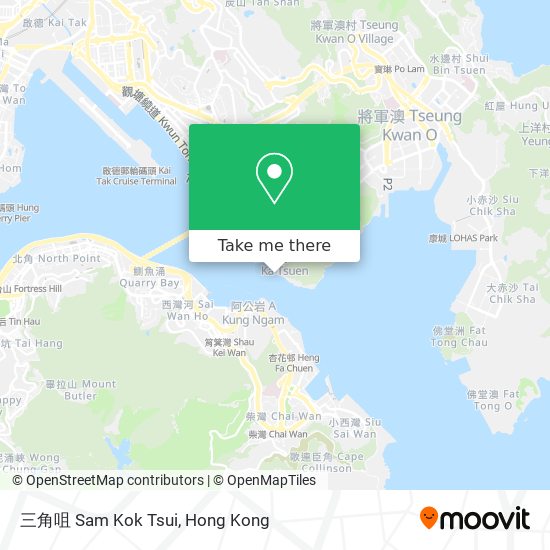 三角咀 Sam Kok Tsui地圖