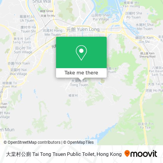 大棠村公廁 Tai Tong Tsuen Public Toilet地圖