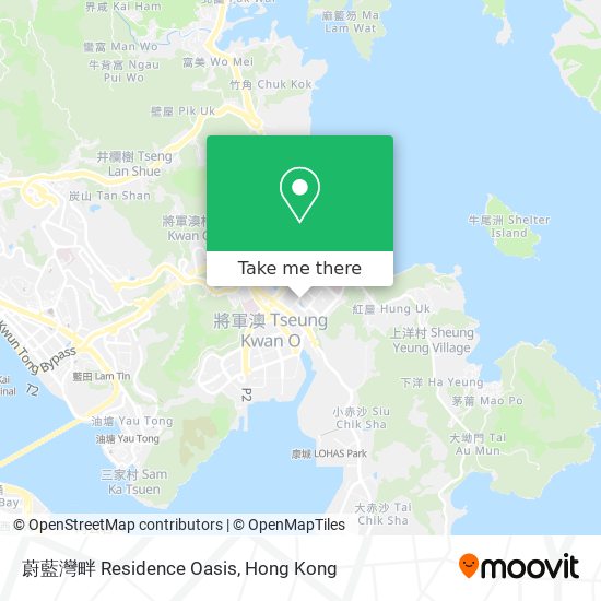 蔚藍灣畔 Residence Oasis map