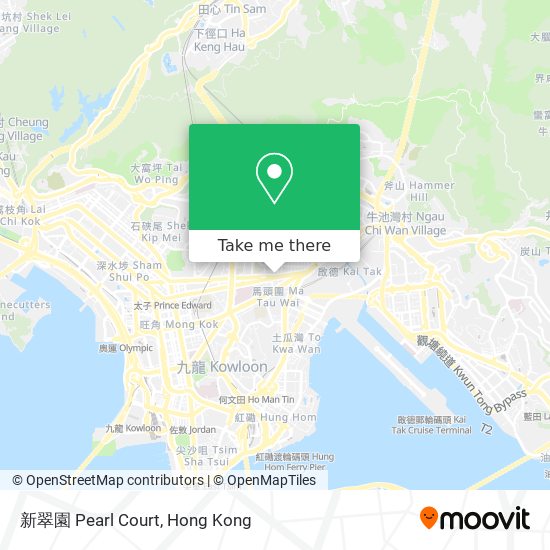 新翠園 Pearl Court map