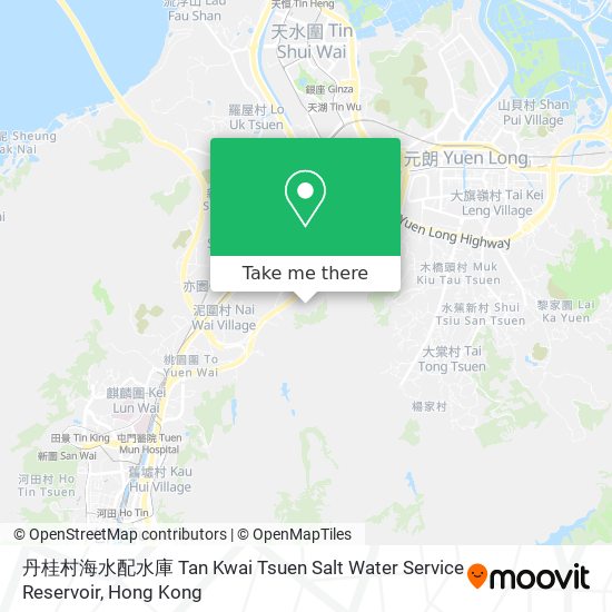 丹桂村海水配水庫 Tan Kwai Tsuen Salt Water Service Reservoir map