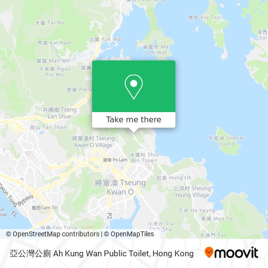 亞公灣公廁 Ah Kung Wan Public Toilet地圖