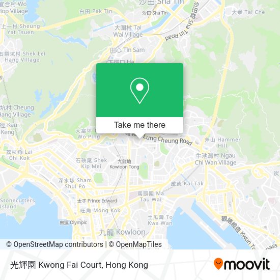 光輝園 Kwong Fai Court地圖