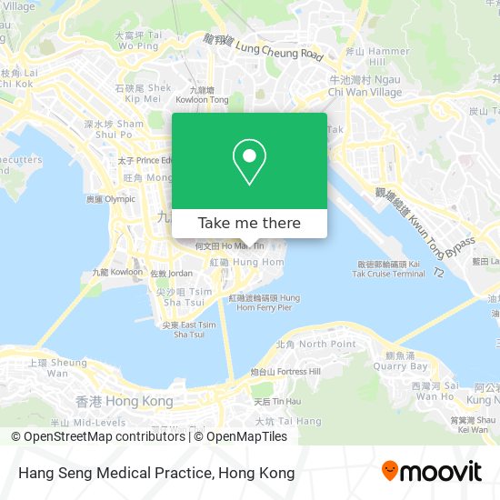 Hang Seng Medical Practice map