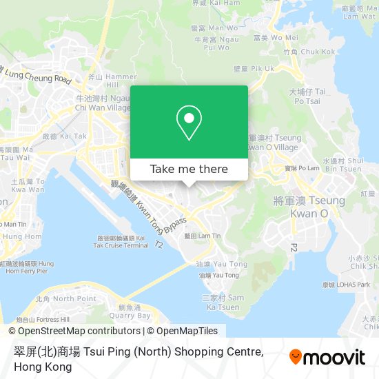 翠屏(北)商場 Tsui Ping (North) Shopping Centre地圖