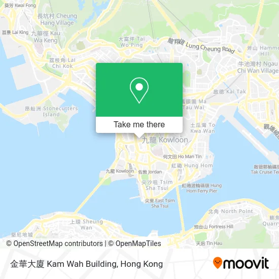 金華大廈 Kam Wah Building map