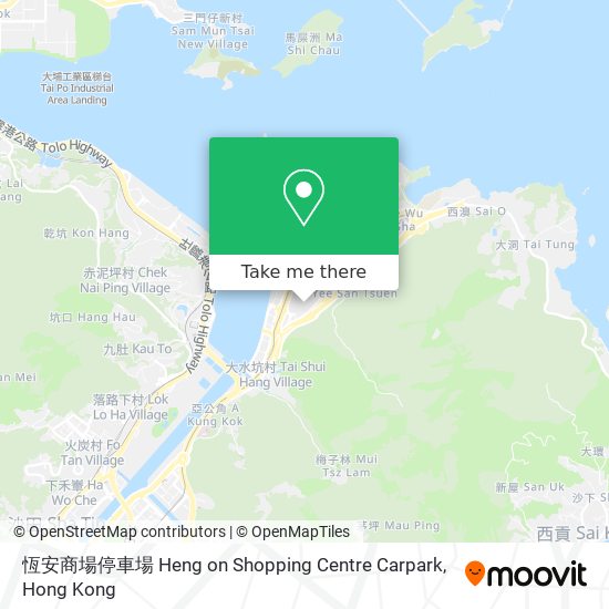 恆安商場停車場 Heng on Shopping Centre Carpark map
