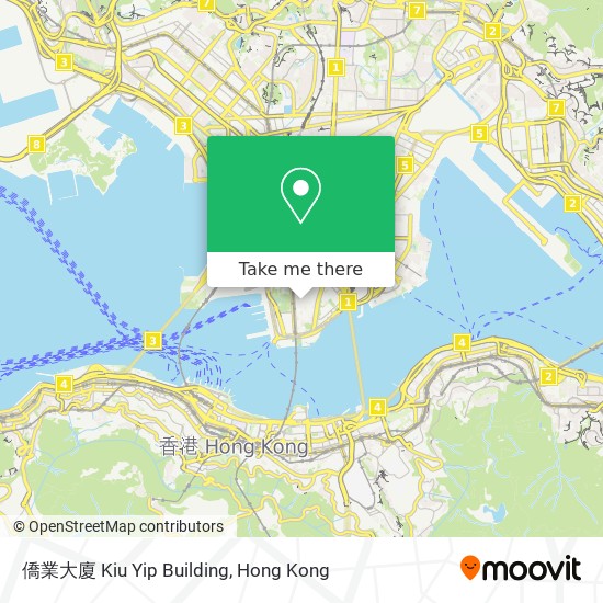 僑業大廈 Kiu Yip Building map