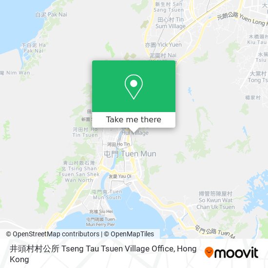 井頭村村公所 Tseng Tau Tsuen Village Office map