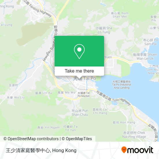 王少清家庭醫學中心 map