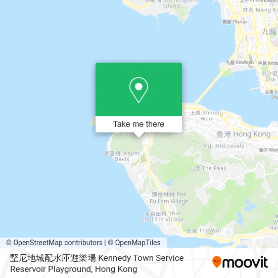 堅尼地城配水庫遊樂場 Kennedy Town Service Reservoir Playground map