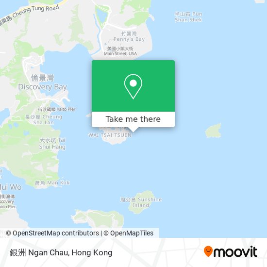 銀洲 Ngan Chau map