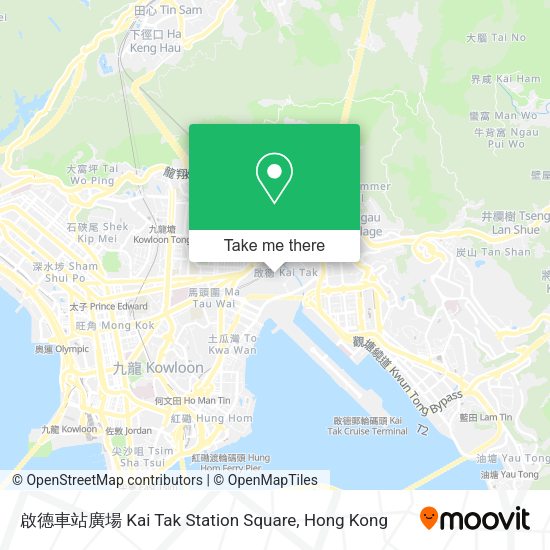啟德車站廣場 Kai Tak Station Square map