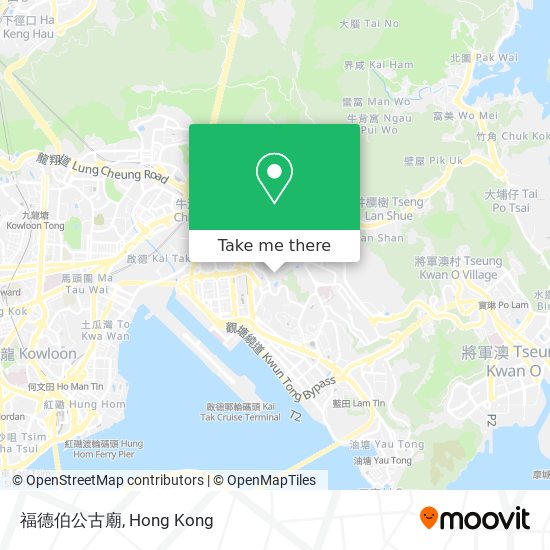 福德伯公古廟 map