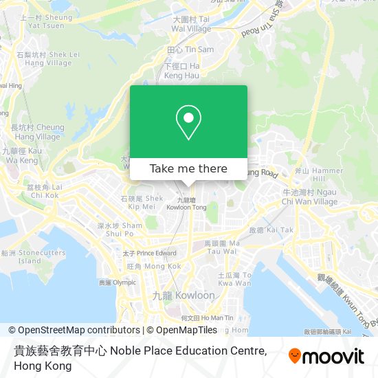 貴族藝舍教育中心 Noble Place Education Centre map