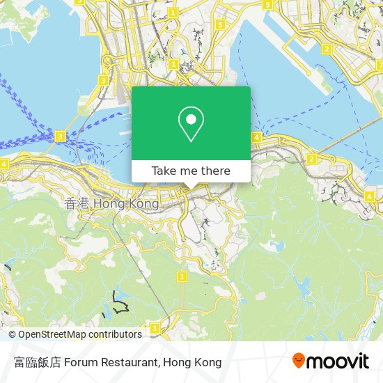 富臨飯店 Forum Restaurant地圖