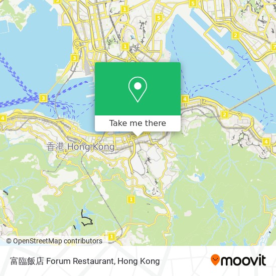 富臨飯店 Forum Restaurant map