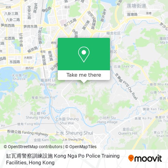 缸瓦甫警察訓練設施 Kong Nga Po Police Training Facilities map