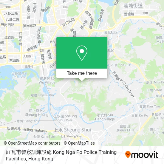 缸瓦甫警察訓練設施 Kong Nga Po Police Training Facilities地圖