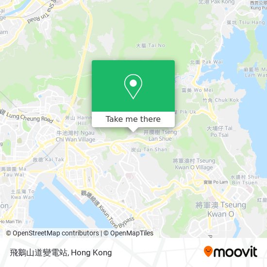 飛鵝山道變電站 map