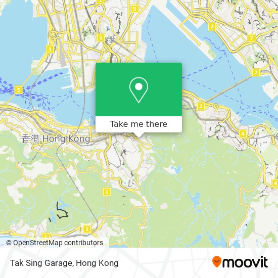 Tak Sing Garage map