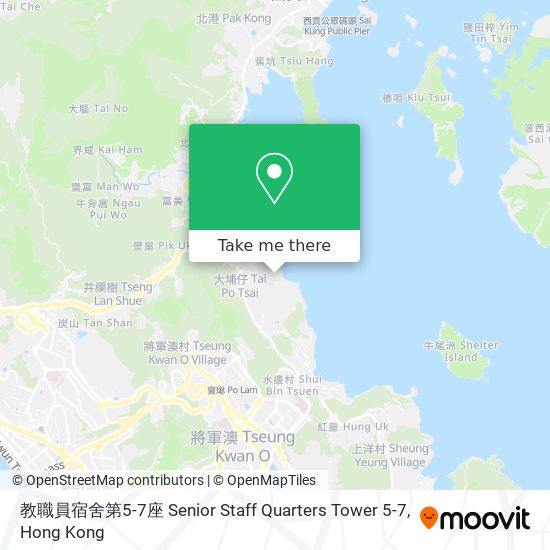 教職員宿舍第5-7座 Senior Staff Quarters Tower 5-7地圖