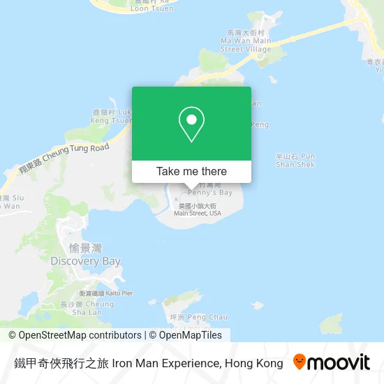 鐵甲奇俠飛行之旅 Iron Man Experience地圖