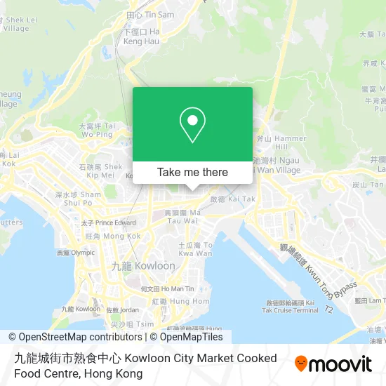 九龍城街市熟食中心 Kowloon City Market Cooked Food Centre map