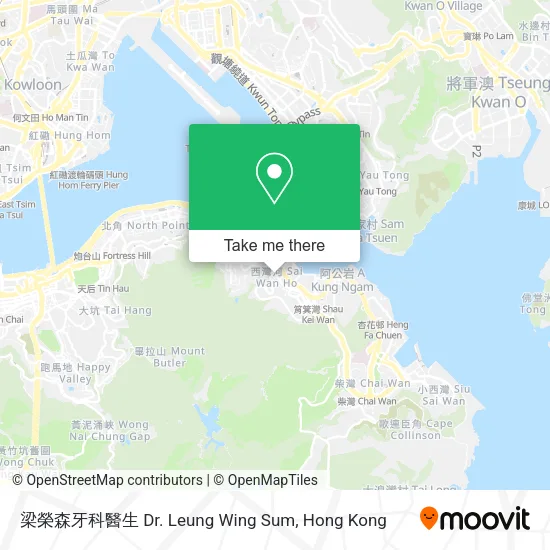 梁榮森牙科醫生 Dr. Leung Wing Sum map
