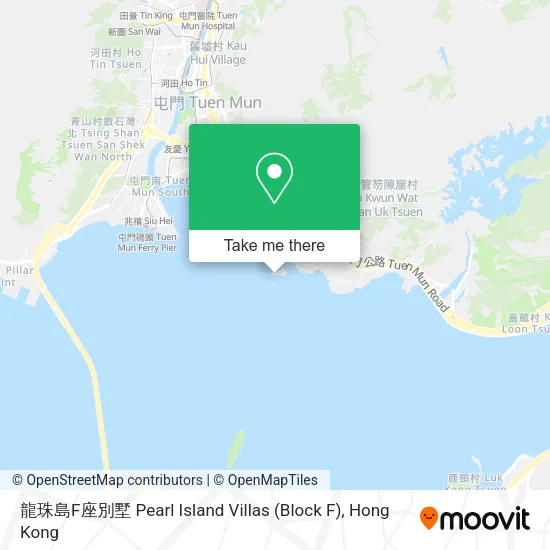 龍珠島F座別墅 Pearl Island Villas (Block F) map