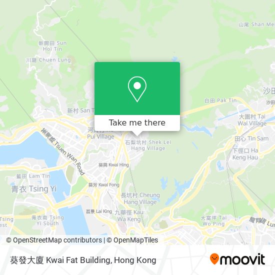 葵發大廈 Kwai Fat Building map