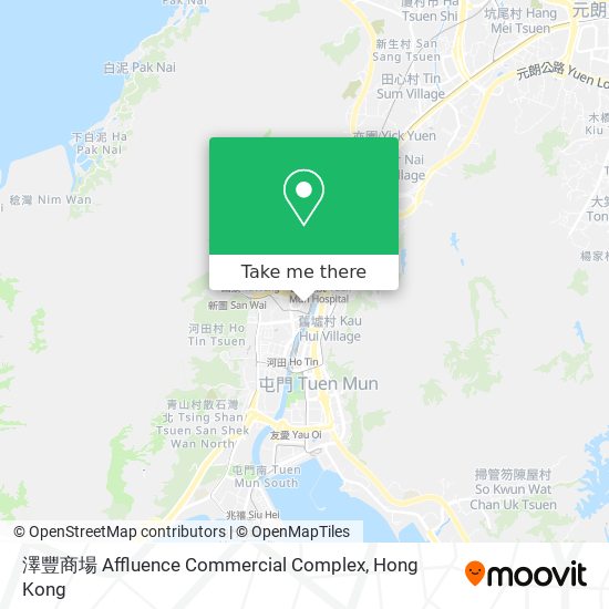 澤豐商場 Affluence Commercial Complex map