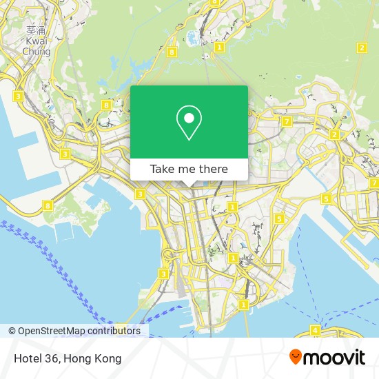 Hotel 36 map