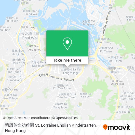 萊恩英文幼稚園 St. Lorraine English Kindergarten map