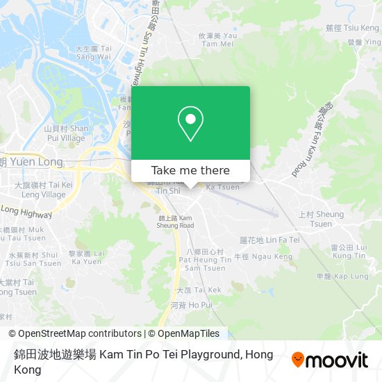 錦田波地遊樂場 Kam Tin Po Tei Playground map