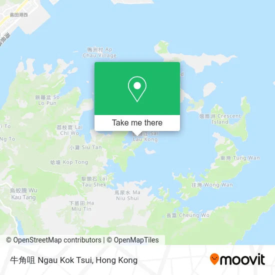 牛角咀 Ngau Kok Tsui map