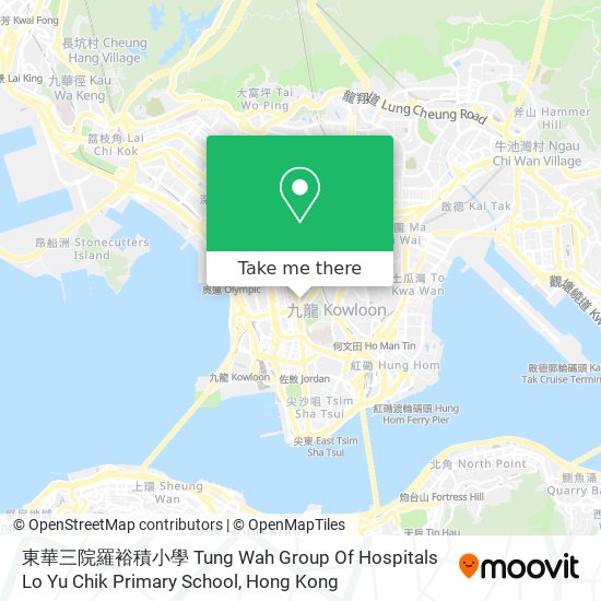 東華三院羅裕積小學 Tung Wah Group Of Hospitals Lo Yu Chik Primary School map